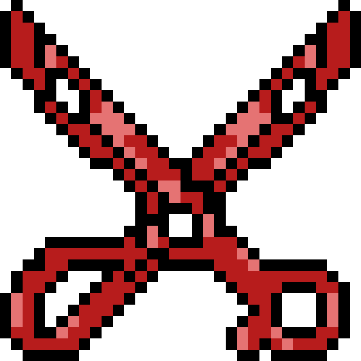 pixel art scissors